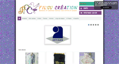 Desktop Screenshot of filoucreation.com